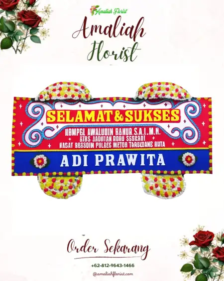 Papan Bunga Ucapan Selamat Singowangi